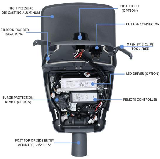 Photocell SASO 2927 LED street lamp